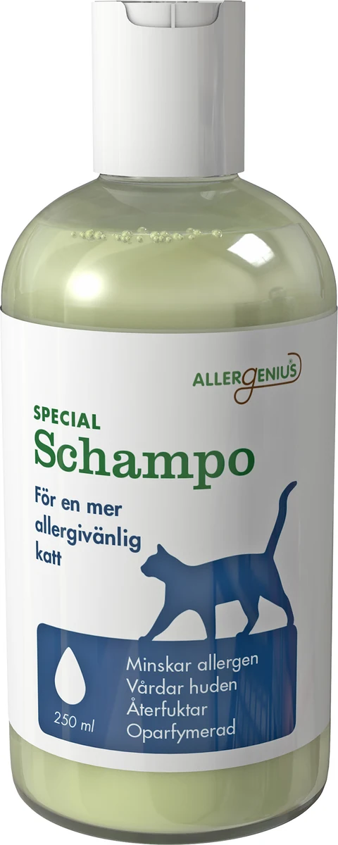 Allergenius parfymfritt kattschampo 250 ml