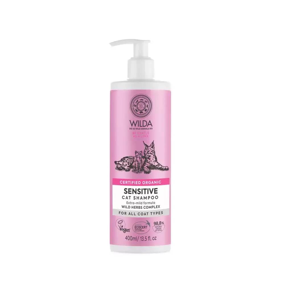 Wilda Sensitive Cat Schampo 400 ml