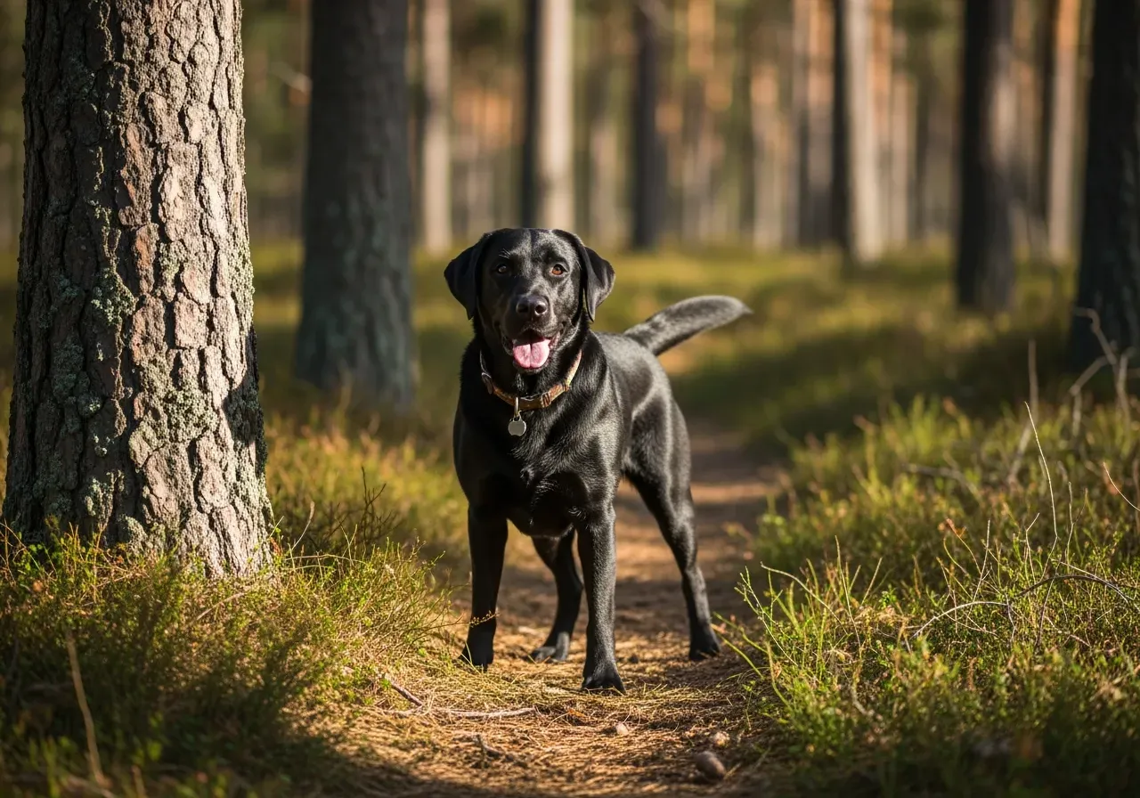 Färgglada mönstrade hundplagg utomhus