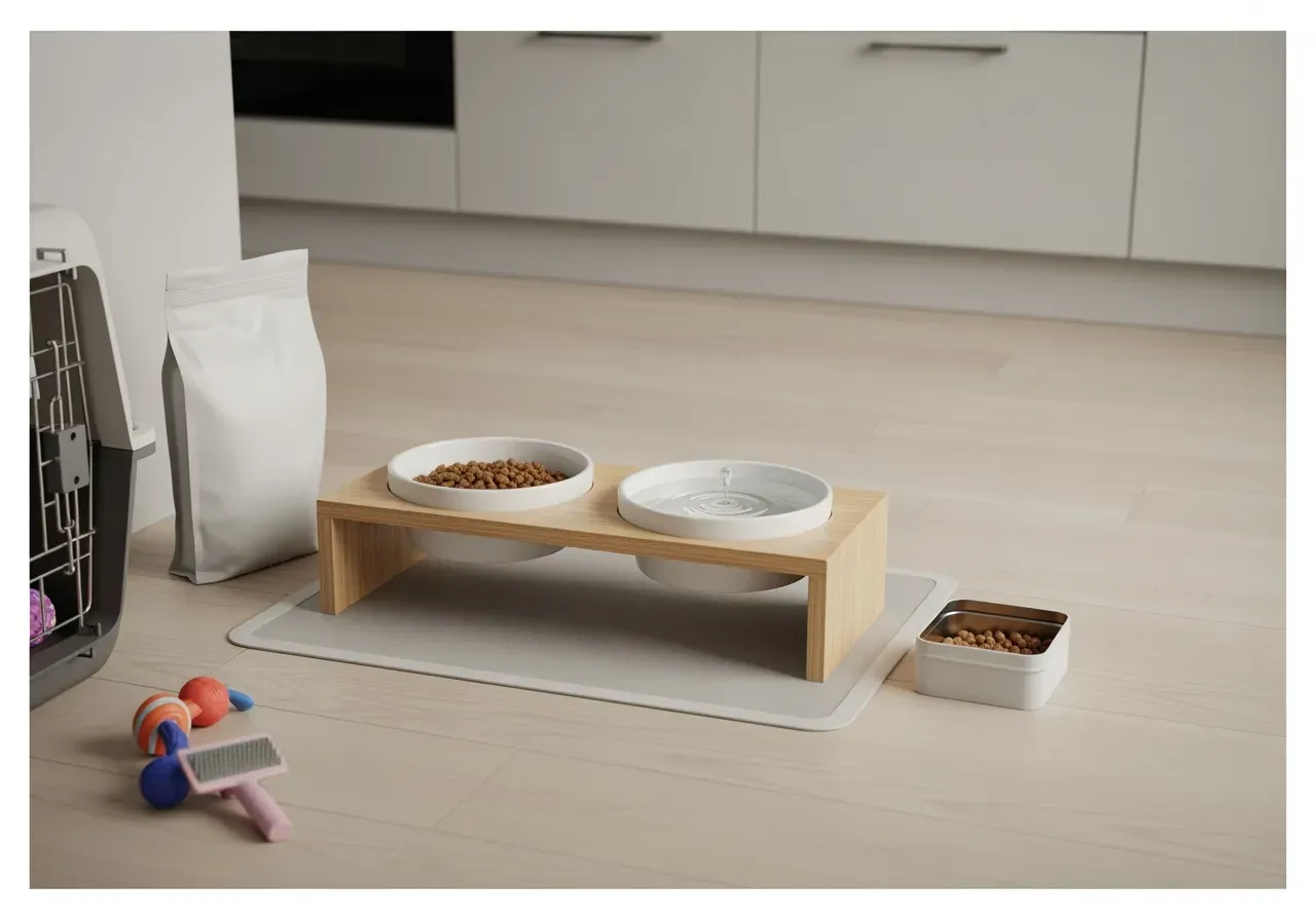 Bädd och matta för resa med husdjur