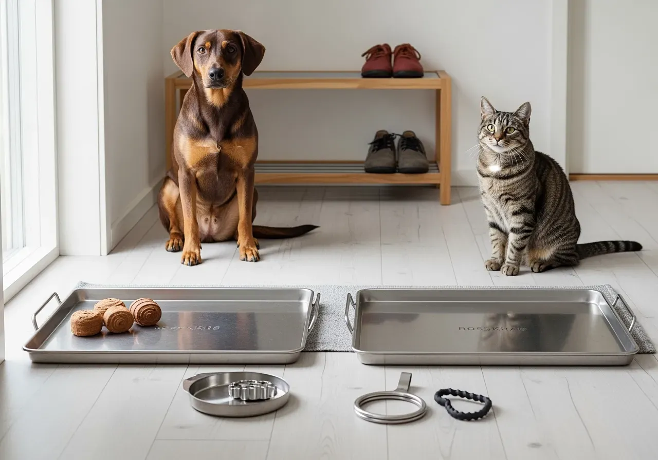 Rengöring av matskålar för hund och katt