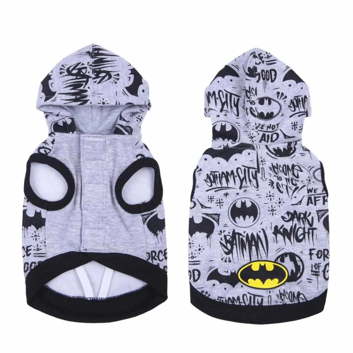 For FAN Pets Batman Hundtröja Grå