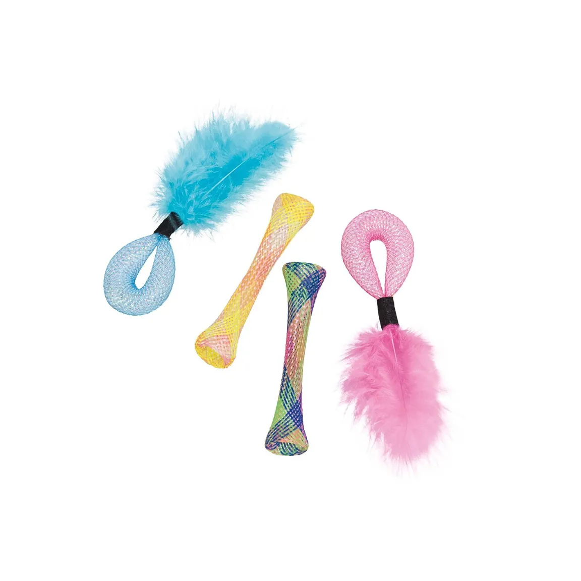 Kattleksak - Bounce 4-pack