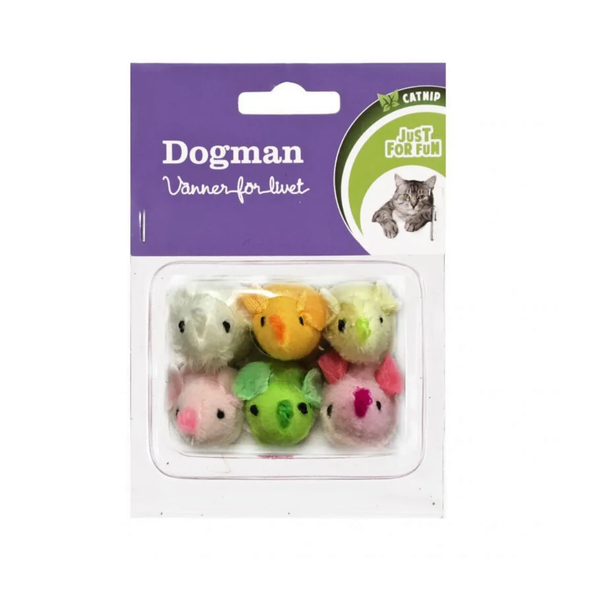 Kattleksak - Möss 6p Flerfärgad