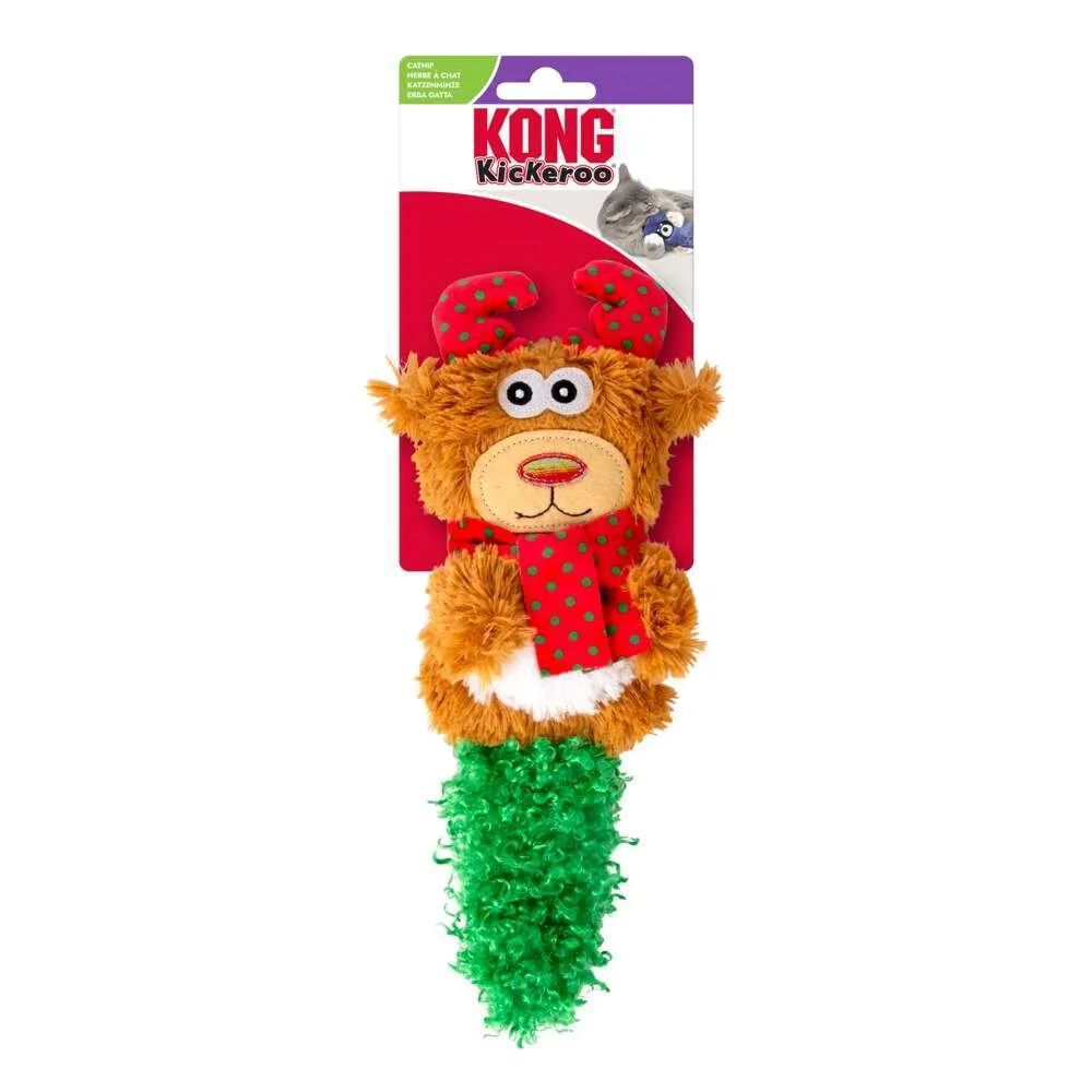 Kong Holiday Kickeroo Julfigur Kattleksak