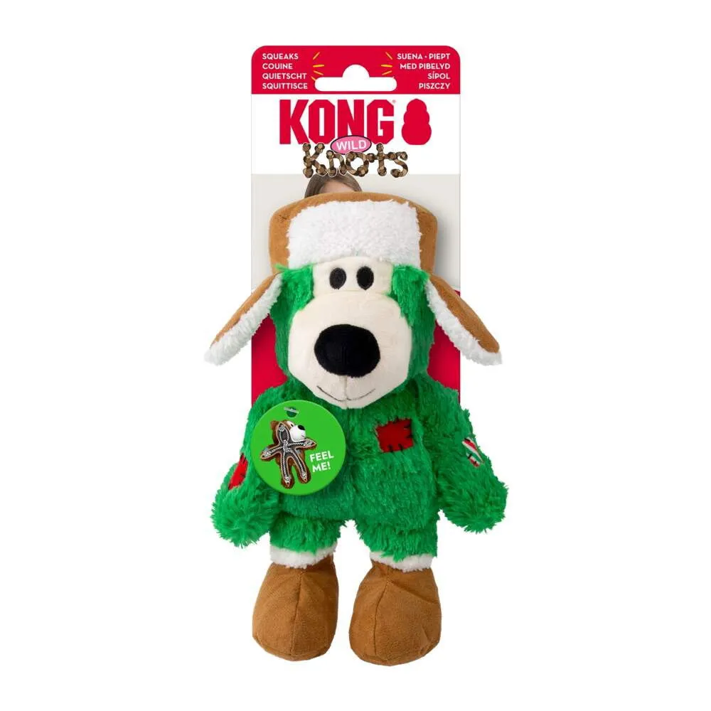 Kong Holiday Wild Knots Julhund