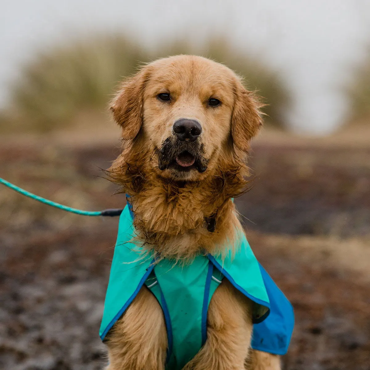 Ruffwear Sun Shower Regnjacka Ljusblå